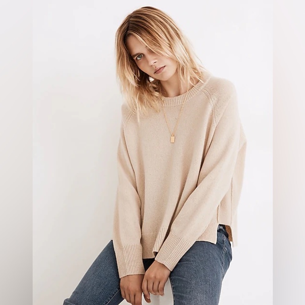 Madewell (Re)sourced Cashmere Crewneck Sweater